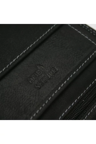 Wild Tiger Portofel Bărbați Maro Piele Naturală Cu Siguranță RFID