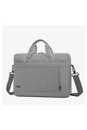 Bonluo Geantă Pentru Laptop Gri  Dimensiune Maximă 14 Inch Din Material Impermeabil