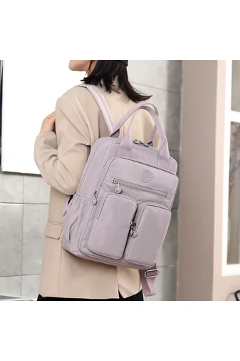 Bonluo Rucsac Violet Deschis Multifuncțional Cu Multiple Buzunare de Dimensiune Wizzair ( 40*30*20cm)