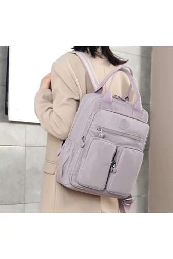 Bonluo Rucsac Violet Deschis Multifuncțional Cu Multiple Buzunare de Dimensiune Wizzair ( 40*30*20cm)