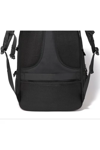 Bonluo Rucsac Negru Pentru Drumeții Din Material Solid Posibilitate Extindere Spațiu (46x30x20cm)