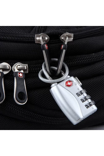 Bonluo Lacăt Negru Cu Cifru TSA Pentru Trolere