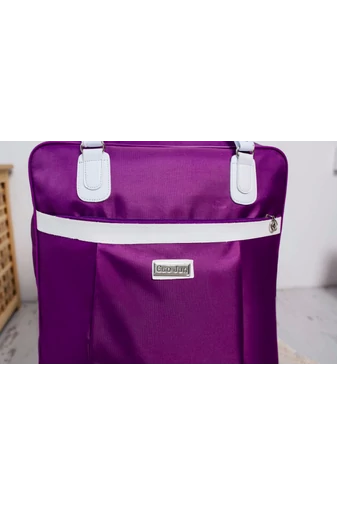 Geantă Pentru Cumpărături Stil Troler Mov De Dimensiunea 47*40*23cm