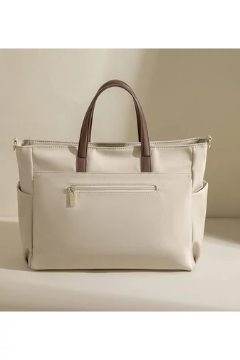 Bonluo Geantă De Mână/Crossbody Bej Din Calitate Premium Din Material Impermeabil Dimensiuni 30*38*12cm