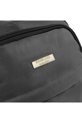  Rucsac Bonluo Gri Închis Din Material Impermeabil, Dimensiune Gratuită Ryanair, Wizzair (40*30*20cm)