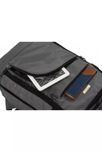  Rucsac Bonluo Gri Închis Din Material Impermeabil, Dimensiune Gratuită Ryanair, Wizzair (40*30*20cm)