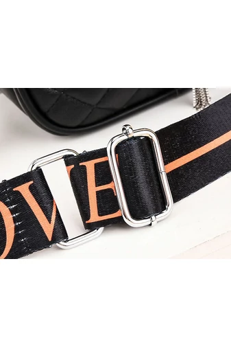 Geantă Crossbody Bonluo Negru Din Imitație De Piele De Dimensiunea 14*20*10cm