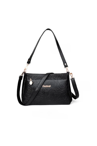 Geantă Crossbody Bonluo Violet Deschis Cu Model Din Imitație De Piele Dimensiune Medie (19*29*13cm) 