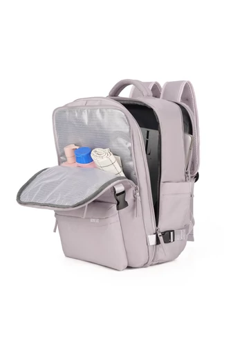 Bonluo Rucsac Stil Valiză Violet Pastelat Dimensiune Wizz-air( 40X30x20) Multifuncțional Cu Sac Pentru Pantofi Inclus