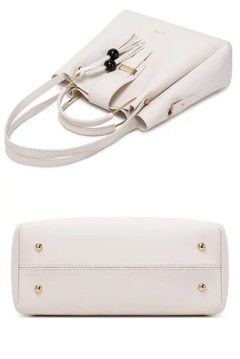 Bonluo Set Geantă De Umăr Negru Cu Geantă Crossbody Și O Poșetă (3buc)