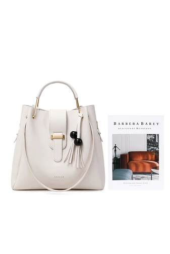 Bonluo Set Geantă De Umăr Negru Cu Geantă Crossbody Și O Poșetă (3buc)