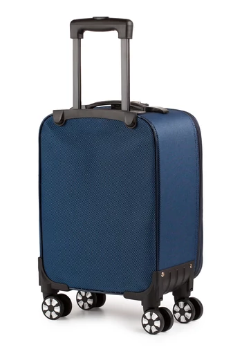  Troler 40*30*20 Wizzair Ryanair Leonardo Davinci Albastru Închis Cu Pereți Moi Extensibil