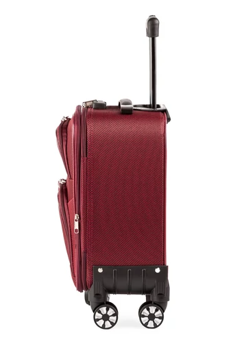  Troler 40*30*20 Wizzair Ryanair Leonardo Davinci Vișiniu Cu Pereți Moi Extensibil 