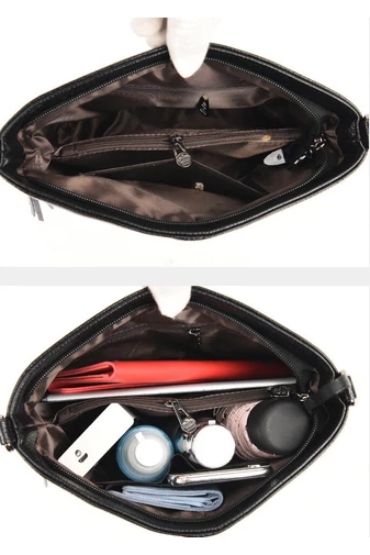 Bonluo Geantă Crossbody Neagră Din Imitație De Piele De Dimensiunea 20*21*10cm