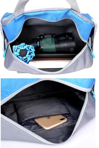 Geantă De Voiaj Albastră Multifuncțională De Călătorie Și Sport Design Modern și Practic Dimensiune Ryanair(39*22*20cm)