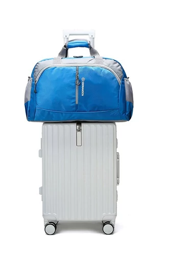 Geantă De Voiaj Albastră Multifuncțională De Călătorie Și Sport Design Modern și Practic Dimensiune Ryanair(39*22*20cm)