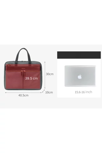 Geantă De Laptop Neagră Bonluo Din Poliester Impermeabil Dimensiune (30*40,5*10cm)