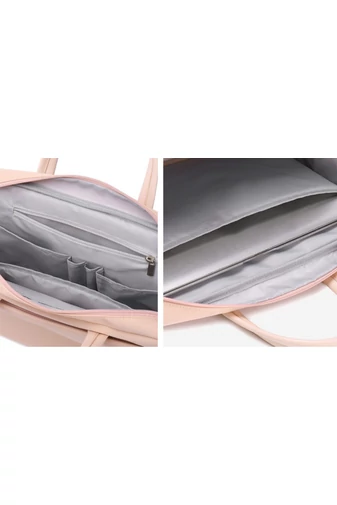 Geantă De Laptop Neagră Bonluo Din Poliester Impermeabil Dimensiune (30*40,5*10cm)