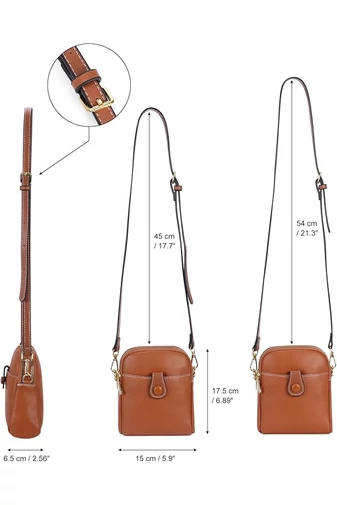 Geantă Crossbody Mini Gri Din Piele Naturală Dimensiune (20*14*8cm)