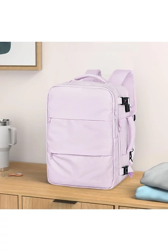 Rucsac Multifunctional Wizzair 40*30*20cm Violet Deschis Bonluo Cu Spatiu Laptop 15.6''