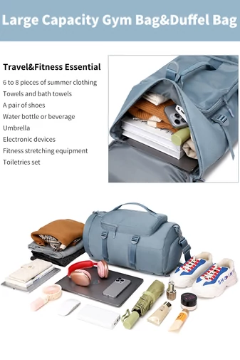  Bonluo Geantă De Voiaj /Rucsac Albastru Închis Din Material Impermeabil , Dimensiuni Wizzair (40*30*20cm) Calitate Premium