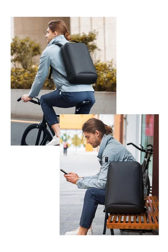 Rucsac Business Antifurt Negru Mark Ryden Oxford Durabil Port USB 42*30*11 cm Compartiment Laptop 15.6"