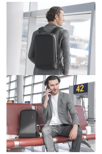 Rucsac Business Antifurt Negru Mark Ryden Oxford Durabil Port USB 42*30*11 cm Compartiment Laptop 15.6"
