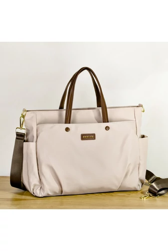 Bonluo Geantă De Mână/Crossbody Bej Din Calitate Premium Din Material Impermeabil Dimensiuni 30*38*12cm