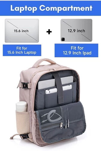 Rucsac Multifunctional Wizzair 40*30*20cm Kaki Bonluo Cu Spatiu Laptop 15.6''