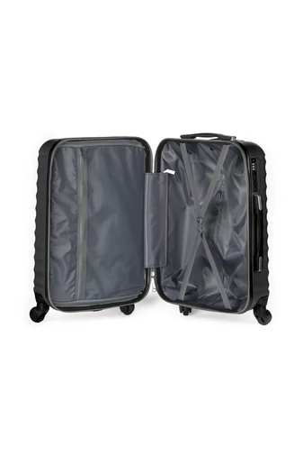 Troler De Cabină Cu Pereți Tari ABS Wizzair Negru 55*38*22cm