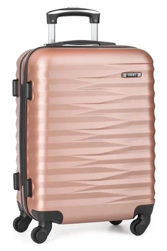 Set Troler Cu Pereți Tari ABS Rezistent Rosegold