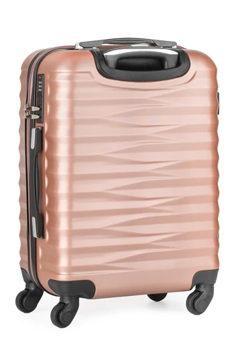 Troler Mediu Cu Pereți Tari ABS Rosegold 66*43*26cm