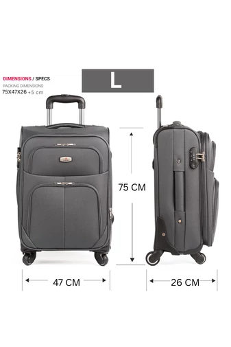  Valiză Vișinie Cu Pereți Moi Dimensiune Mare Cu Posibilitate Extindere Spațiu (75cm ,4 Roți)