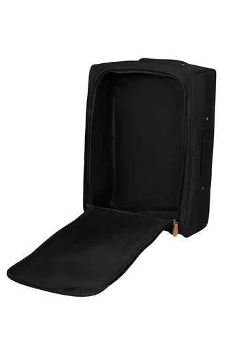 Troler De Cabina Wizzair Ryanair Cu Pereți Moi Rezistenți Cu 2 Roți Rovicky Gri Închis 50*40*20*cm