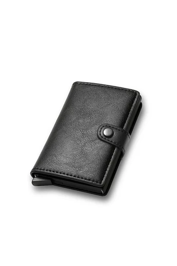 Suport Carduri Bonluo Negru  Cu Protecție RFID Spații Multiple De Dimensiunea 9.5*6cm