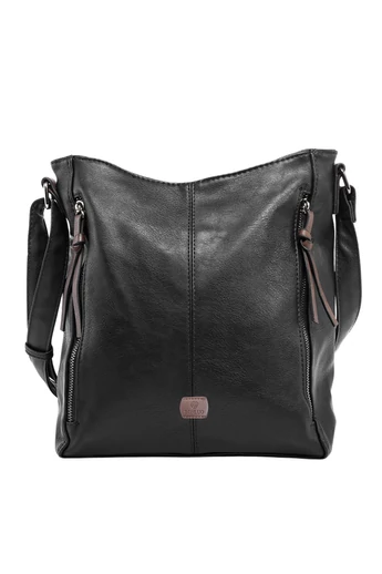 Geantă Crossbody Neagră Bonluo Din PU De Dimensiunea 29*24*9cm