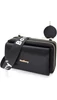 Geantă Crossbody 2în1 Portofel Bonluo Negru Din Imitație De Piele Cu Un Design Compact Și Un Mini Portofel Atașat De Dimensiunea 11*19*7cm 