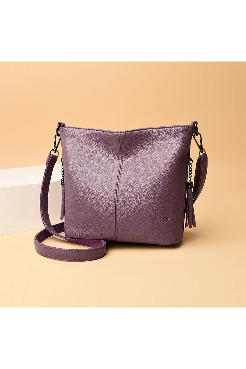 Bonluo Geantă Crossbody Violet Din Imitație De Piele De Dimensiunea 20*21*10cm