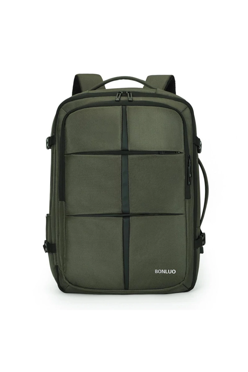 Bonluo Rucsac Verde Stil Valiză Multifuctională Cu Posibilitate De Extindere Dimesiuni Wizzair 40*30*20cm
