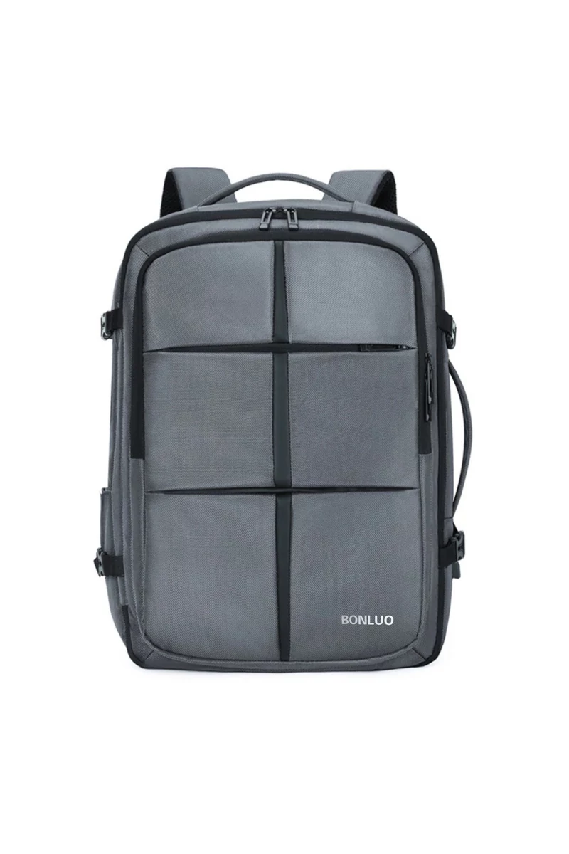 Bonluo Rucsac Gri Stil Valiză Multifuctională Cu Posibilitate De Extindere Dimesiuni Wizzair 40*30*20cm