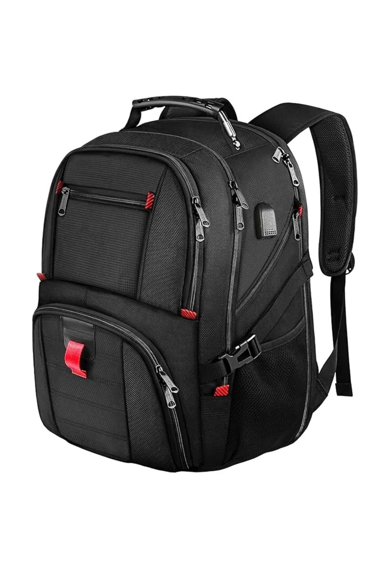 Rucsac Multifuncțional Impermeabil Cu Port USB Compartiment Laptop Și Multe Buzunare 48*34*24 cm