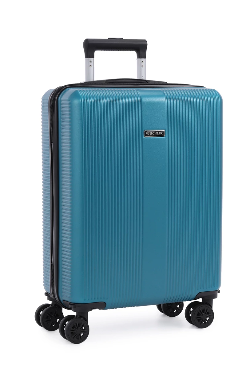 Troler De Cabină Wizzair Albastru Bonluo Cu Pereți Tari 55*40*20cm Roți Detașabile