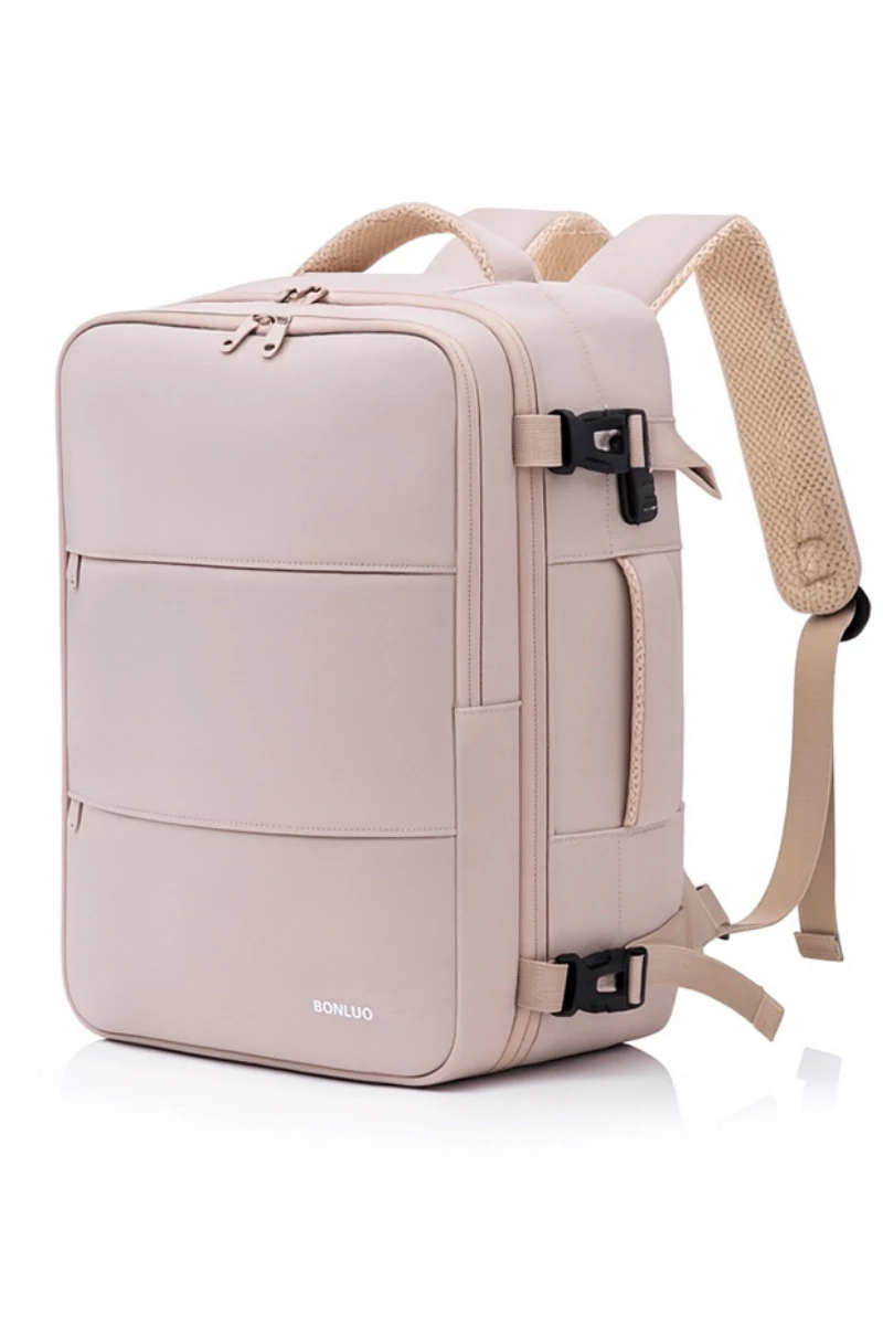 Rucsac Multifunctional Wizzair 40*30*20cm Kaki Bonluo Cu Spatiu Laptop 15.6''