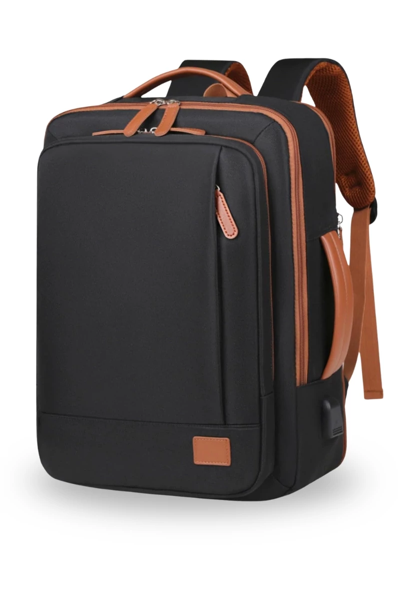 Rucsac Wizzair Ryanair Extensibil Pentru Călătorii 20-35L, Compartiment Laptop 17" Negru 40*30*20cm